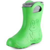 Ladeheid Damen federleichte EVA Gummistiefel Winter Regenschuhe gefüttert LA-CA-12 (Grün, 36/37 EU) von LADEHEID