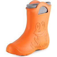 Ladeheid Damen federleichte EVA Gummistiefel Winter Regenschuhe gefüttert LA-CA-12 (Orange (151c), 36/37 EU) von LADEHEID