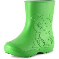 Ladeheid Gummistiefel Kinder EVA federleichte Regenschuhe für Jungen und Mädchen LA-CA-10 (Grün, 30/31 EU) von LADEHEID