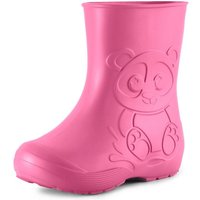 Ladeheid Gummistiefel Kinder EVA federleichte Regenschuhe für Jungen und Mädchen LA-CA-10 (Rosa, 32/33 EU) von LADEHEID