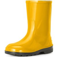 Ladeheid Gummistiefel Kinder Hohe wasserdichte Regenstiefel für Jungen und Mädchen LA-939 (Gelb, 33 EU) von LADEHEID