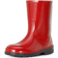 Ladeheid Gummistiefel Kinder Hohe wasserdichte Regenstiefel für Jungen und Mädchen LA-939 (Rot-2, 33 EU) von LADEHEID