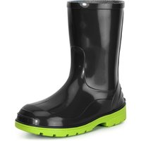 Ladeheid Gummistiefel Kinder Hohe wasserdichte Regenstiefel für Jungen und Mädchen LA-939 (Schwarz/Grün, 25 EU) von LADEHEID