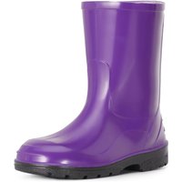 Ladeheid Gummistiefel Kinder Hohe wasserdichte Regenstiefel für Jungen und Mädchen LA-939 (Violett, 35 EU) von LADEHEID