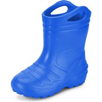 Ladeheid Gummistiefel Kinder federleichte EVA Regenschuhe Bequeme und leichte Regenstiefel Kinder perfekt für Frühling und Sommer KL051-S (Blau, 22 von LADEHEID