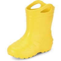 Ladeheid Gummistiefel Kinder federleichte EVA Regenschuhe Bequeme und leichte Regenstiefel Kinder perfekt für Frühling und Sommer KL051-S (Gelb1, 26 von LADEHEID