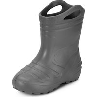 Ladeheid Gummistiefel Kinder federleichte EVA Regenschuhe Bequeme und leichte Regenstiefel Kinder perfekt für Frühling und Sommer KL051-S (Graphite, von LADEHEID
