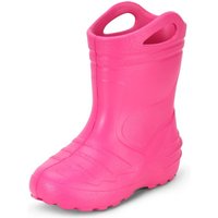 Ladeheid Gummistiefel Kinder federleichte EVA Regenschuhe Bequeme und leichte Regenstiefel Kinder perfekt für Frühling und Sommer KL051-S (Rosa, 22 von LADEHEID