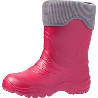 Ladeheid Kinder Mädchen Jungen federleichte EVA Thermo Gummistiefel gefüttert LA-861 (Fuchsia212/Grau, 34/35 EU) von LADEHEID