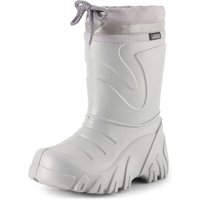 Ladeheid Kinder Mädchen Jungen federleichte EVA Winter Thermo Gummistiefel gefüttert LA-835 (Grau/Blendung, 26/27 EU) von LADEHEID