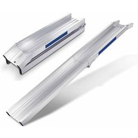Einzelstk Verladeschiene klappbar, Innenbreite 195mm, 3500mm lang (geklappt 1750mm) Ladehöhe 1090mm, Traglast 800kg pro Paar mit Achsenabstand 1500mm von RAMPE DE CHARGEMENT - MATISERE