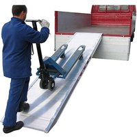 Laderampe 1,40m - Innere Breite 940mm, Ladehöhe 420mm, Gewicht 28kg, Traglast 1000kg Geriefelte Aluminiumrampe- als Einzelstück verkauft von RAMPE DE CHARGEMENT - MATISERE