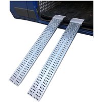 Motorradrampe 2m - Breite 200mm - Ladehöhe 529-593mm - bis 700kg Traglast pro Paar bei Achsenabstand 1250mm - als Einzelstück verkauft - M030B2/HS/20U von RAMPE DE CHARGEMENT - MATISERE