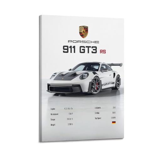 LADV 911 GT3 RS Statistik-Poster, Motiv: Rennsportwagen, dekoratives Gemälde, Leinwand, Wandkunstwerke, Bild, 20 x 30 cm LADV 911 GT3 RS Statistik-Poster, Motiv: Rennsportwagen, dekoratives Gemälde, Leinwand, Wandkunstwerke, Bild, 20 x 30 cm von LADV
