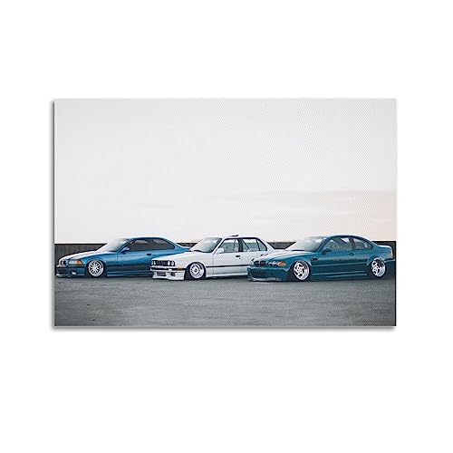 LADV Klassisches Sportwagen-Poster für BMW M3, E30, E36, E46, M3, Rennwagen, dekoratives Gemälde, Leinwand, Wandkunstwerke, Bild, 30 x 45 cm LADV Klassisches Sportwagen-Poster für BMW M3, E30, E36, E46, M3, Rennwagen, dekoratives Gemälde, Leinwand, Wandkunstwerke, Bild, 30 x 45 cm von LADV