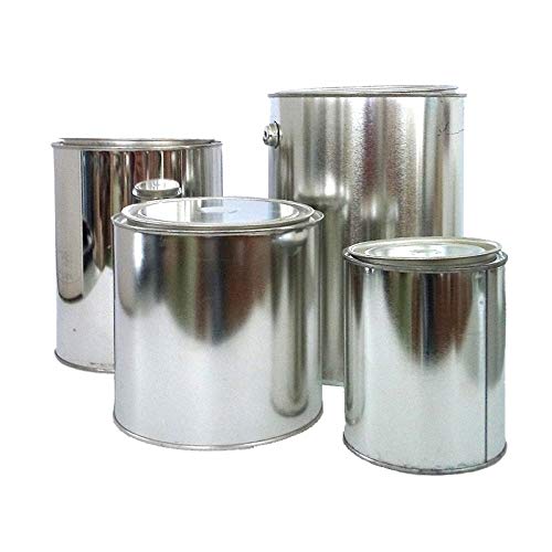 Vorratsdose aus Metall, 1 l, mit luftdichtem Deckel, Behälter für Lösungsmittel, verschiedene Pulver (1 l, 10 Stück) von LADY'S LINE ABRA COLOR