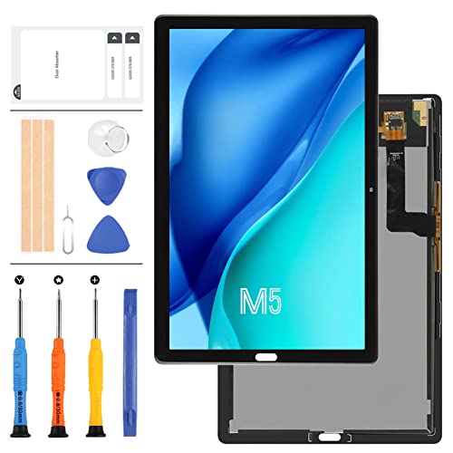 Bildschirm Ersatz 10,8 Zoll für Huawei MediaPad M5 LCD Display CMR-AL09 CMR-W09 Matrix Touch Screen Digitizer Tablet PC Panel Sensor Glas Panel Lens Assembly mit Reparaturwerkzeug (schwarz) von LADYSON