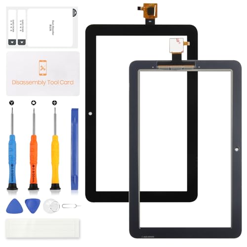 Bildschirm für Amazon Kindle Fire HD 7 Tablet der 12. Generation 2022 Touchscreen-Ersatz für Amazon Fire HD7 12 Gen Touchscreen-Digitizer-Sensor-Glas-Reparatursätze (kein LCD-Display) von LADYSON