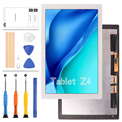 Ersatz-LCD-Display für Sony Tablet Z4 / SGP771 / SGP712, LCD-Display, Touch-Glas, Digitizer, Komplettes Montage-Set (weiß) von LADYSON