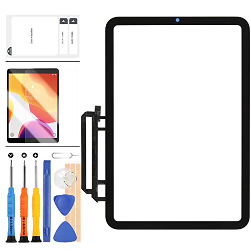 Ersatz-Touchscreen Compatible für iPad Mini 6. Generation 2021 Touchscreen Digitizer Teile A2567 A2568 A2569 Sensor Bildschirm Glas Scheibe Komplettes Reparaturset mit gehärtetem Glas + Werkzeug von LADYSON