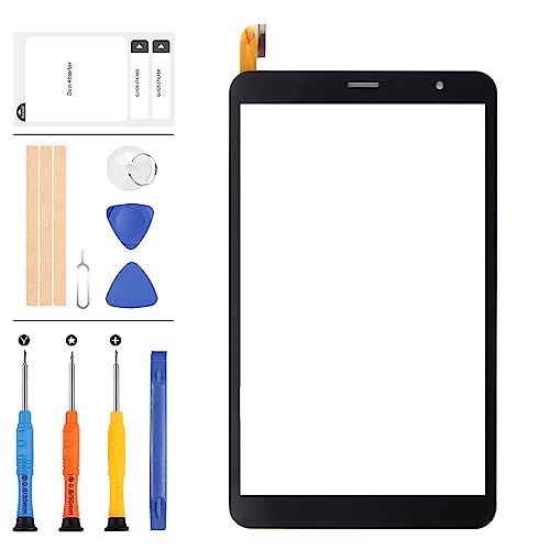 Für Sky Devices Elite T8 Plus Bildschirm Ersatz 8 Zoll für Sky Elite T8 PlusTouch Screen Digitizer T8 Plus neues Tablet PC Glas Sensor Panel Reparatur-Set (Nicht geeignet für Elite T8) von LADYSON