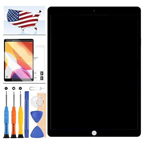 Kompatibel Für iPad Pro 12.9 1. Generation (2015) A1584 A1652 Bildschirm Ersatz LCD Display Touchscreen Digitizer Assembly Sensor Glas Panel Lens Kit Board (schwarz ohne Board) von LADYSON