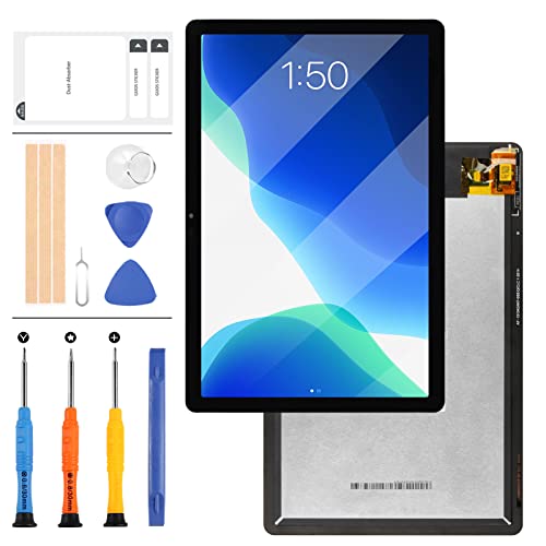 LADYSON 10,1 Zoll für Lenovo Chromebook Duet CTX636 Bildschirm Ersatz CT-X636F LCD Display Assembly Parts CT-X636N Matrix Touch Panel Digitizer Vollglas Reparaturset + Werkzeug, Schwarz von LADYSON