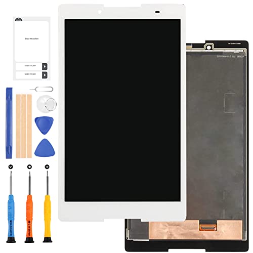 LADYSON 20,3 cm (8 Zoll) für Lenovo Tab 3 TAB3 8.0 Tab3-850 TB3-850M TB-850M 850 850F 850 Touchscreen Glas LCD Display Panel Digitizer Montage Ersatzteile Kit (weiß) von LADYSON