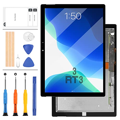 LADYSON Bildschirm Ersatz für Microsoft Surface 3 RT3 1645 1657 10,8 Zoll LCD Display Sensor Touch Panel Digitizer Glas Vollständige Montage Teile Kits von LADYSON