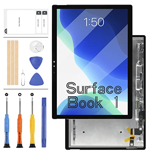 LADYSON Bildschirm-Ersatz für Microsoft Surface Book 1 1703 1704 1705 1706 13,5 Zoll LCD-Display Matrix Touch Glas Digitizer Assmebly Kits + Werkzeuge von LADYSON