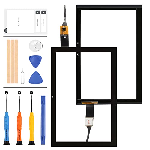 LADYSON Digitizer für Acer Iconia One 10 B3-A40 A7001 25,7 cm (10,1 Zoll) Touchscreen Digitizer Vollglasscheibe Ersatz-Set mit Werkzeug (ohne Rahmen) Schwarz von LADYSON