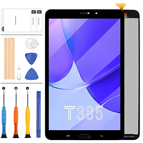 LADYSON Für Samsung Galaxy Tab A 8.0 2018 T387 Bildschirm Ersatz SM-T387A SM-T387 T387T LCD Display Touchscreen Digitizer Vollglasscheibe Objektiv Montageteile Kit mit gratis Werkzeug von LADYSON