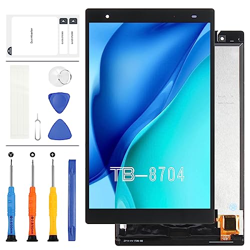 LADYSON LCD-Display für Lenovo Tab 4 Plus 8704X TB-8704V TB-8704X TB-8704F TB-8704N TB-8704 LCD Display Touchscreen Digitizer Montage Ersatzteile Kit + Werkzeug (schwarz) von LADYSON