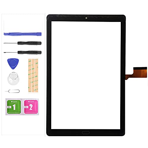 LADYSON Touchscreen für 25,7 cm (10,1 Zoll) MJK-1289-FPC Tablet Touch Panel Digitizer MJK-1289 -FPC Kids PC Multitouch Glas Ersatzteile Kits (schwarz) von LADYSON