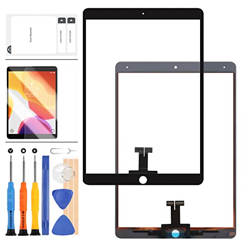 Touchscreen-Digitzer Compatible für iPad Air 3 3. Generation 2019, Touchscreen-Digitzer für iPad A2152 A2123 A2153 A2154, Touch-Glasscheibe, Ersatz ohne Home-Taste, Werkzeug +Displayschutzfolie von LADYSON