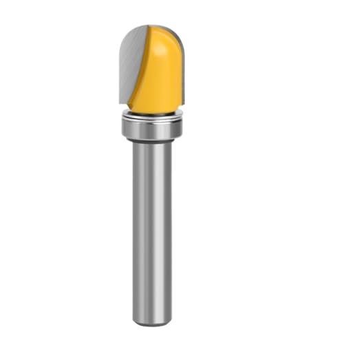 1/3 stücke 8mm Schaft 1-1/8 3/4 Durchmesser Schüssel Tablett Router Bit Runde Nase Fräser Mit Lager for Holzbearbeitung(8x12.7mm) von LAERNPU
