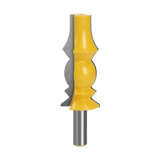 1 stück 12mm 1/2 "Große Reversible Crown Molding Bit Armlehne Linie Nut Holz Fräser Holzbearbeitung(NO.1 12.7mm shank) von LAERNPU
