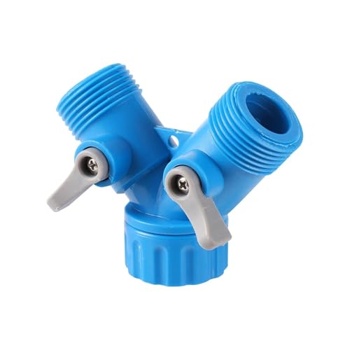 1 stück 3/4 "Bis 3/4" Außengewinde 2-Wege-Shuntventil Schlauchverteiler Y-Typ Bewässerungsanschluss Wasserhahn Adapter Controller von LAERNPU