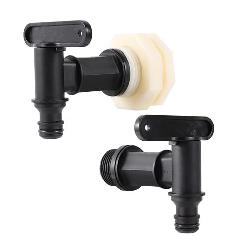 1 stück 3/4 "Gewinde Tank Tap Garten Bewässerung Schlauch Anschluss Ventil Aquarium Fisch Tank Ersatz Ventil Wasser Control Schalter(Valve with connector) von LAERNPU