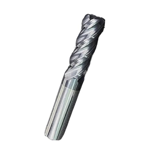 1 stück 4 Flöte HRC65 CNC Hartmetall-schaftfräser TiALN-beschichteter Wolframfräser 1-20 Schaft Metall Stahl Bearbeitungswerkzeug Router Bit Fräser(D10X30X10DX100LX4F) von LAERNPU