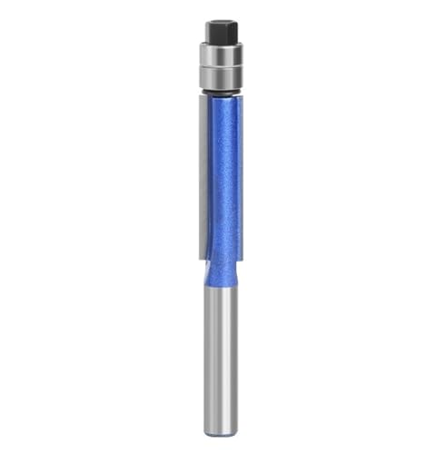 1 stück 6,35 MM Schaft Doppellager Flush Trim Bit Router Holzbearbeitung Fräser for Holz Planfräser(6.35x7.96x30mm) von LAERNPU