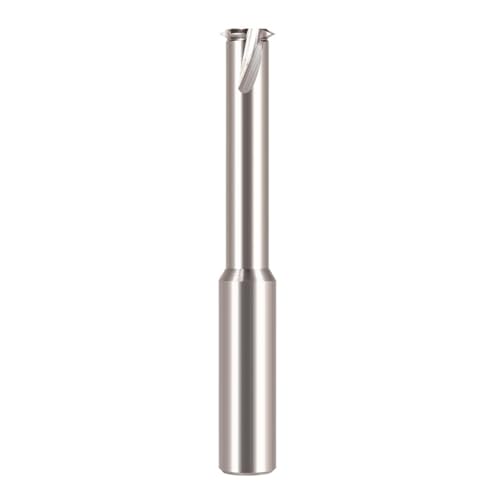 1 stück 60 Grad Zahn Hartmetall Gewinde Fräser M1-20 CNC Bearbeitung Aluminium Stahl Threading(M6x1.0 D6,Aluminum 1T) von LAERNPU