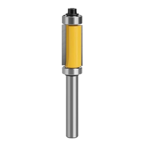 1 stück 8mm Schaft Doppellager Gerade Zoll Trim Router Bit Trimmen Messer Fräser Hartmetall Flush Holzbearbeitung von LAERNPU