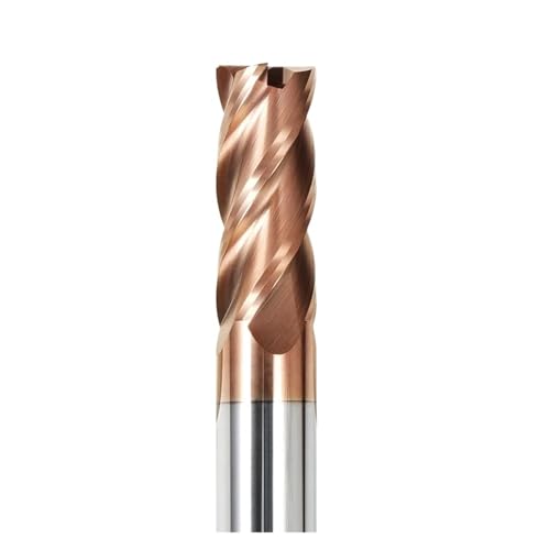 1 stück HRC55 Eckenradius-schaftfräser 4 Flöten R0.5 R1 R2 R3 Bullnose CNC Hartmetall Stahlschneider Oberflächenbearbeitung Metallfräser Werkzeug(10R1X10X75) von LAERNPU