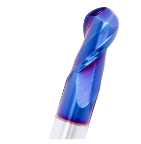 1 stück HRC65 HRC72 Hohe Härte Kugelkopffräser Hartmetallfräser CNC-Fräser Fräswerkzeug R0.5-10mm Metall(HRC65,R2.5x10xD5x75L) von LAERNPU