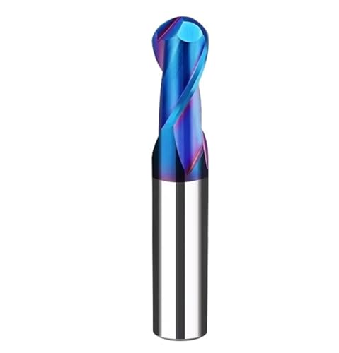1 stück HRC65 Kugelfräser Wolframstahl CNC-Fräser Fräswerkzeuge for Edelstahl Fräser Hartmetall-schaftfräser(R2xD4x50L) von LAERNPU