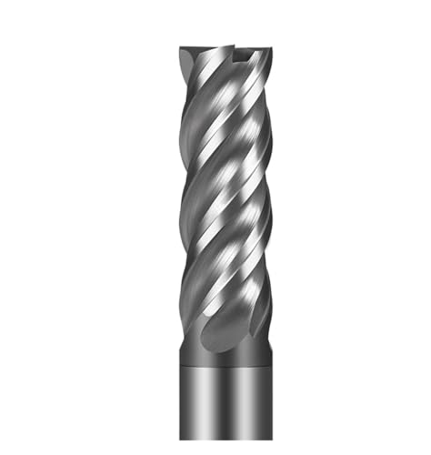 1 stück HRC70 4 Flöte Hartmetall-Fräser Wolfram-Schaftfräser CNC-Werkzeug bis 20 mm Metall-Stahl-Bearbeitungswerkzeug Schlüsselfläche Quadratischer Fräser(2.5x8x4x50) von LAERNPU