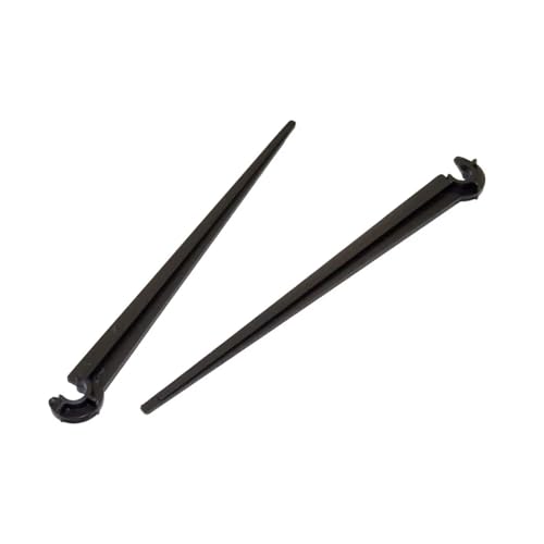 10 Stücke 4/7mm Kapillarschlauchhalterung "C" Form 4/1" Rohr Feste Mikro-Sprüh-Tropfbewässerung Tropfständer Bewässerungswerkzeug von LAERNPU