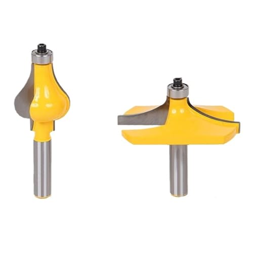 2 stücke 8MM Schaft Armlehne Mühle Handlauf Router Bits Wellenförmige Flöte Zapfen Fräser for Holz Holzbearbeitung Schneider von LAERNPU