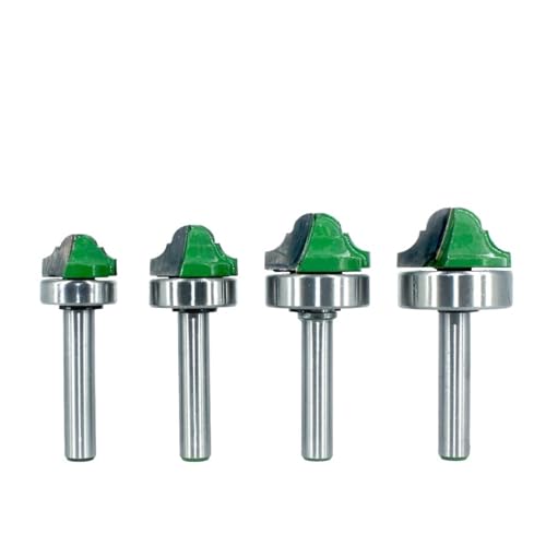 4 stücke 8mm Schaft Router Bit Lager Doppel Kanten Fräser for Holz Linie Messer Wälzfräsen von LAERNPU